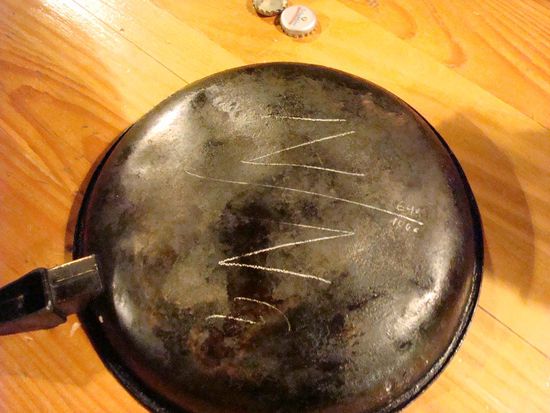 hihi, Pfanne umfunktioniert