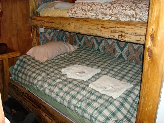 unser Zimmer im Hostal "La Bolsa del Deporte"