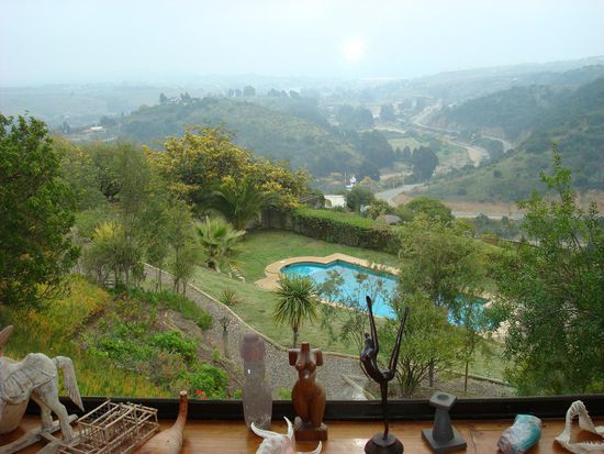 Aussicht vom Wohnzimmer