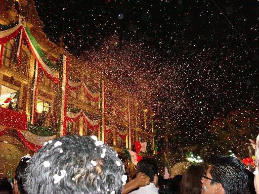 auf dem Zocalo, alles voller Glitter