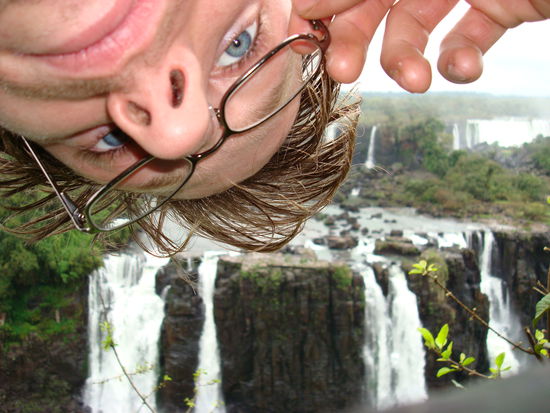 Beat und die Iguazu Faelle