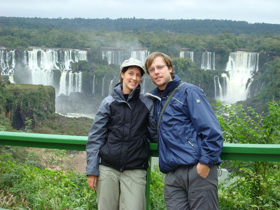 Karin und Beat und die Iguazu Faelle