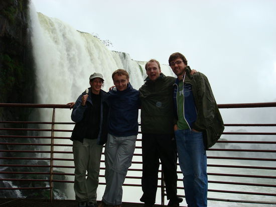 Karin, Tomas (Pole), Tim und Axel