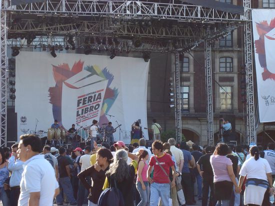 Konzert auf dem Zocalo