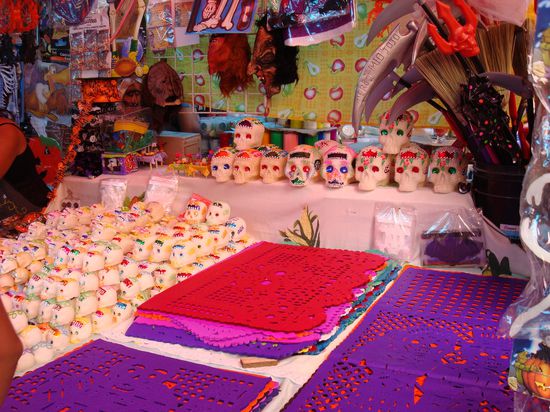 Calaveras de azúcar (Totenköpfe aus Zucker)