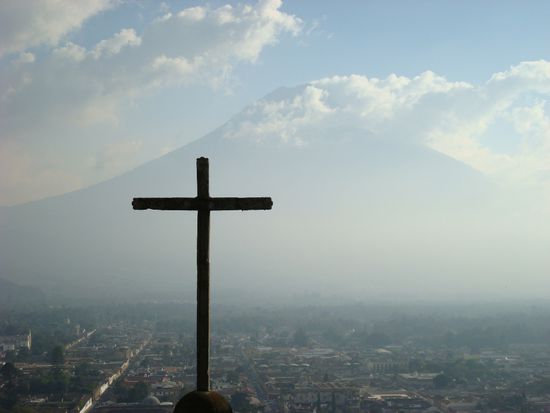 Antigua und der Vulkan Agua