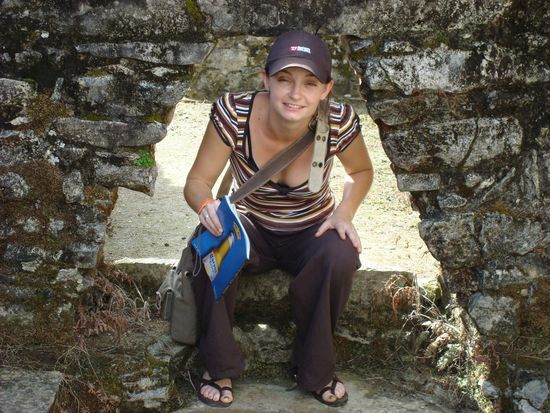 Conny musste fuer ein paar doofe Fotos herhalten...