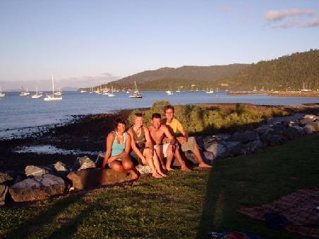 katrin,fides,ich,christian von links in airlie beach!