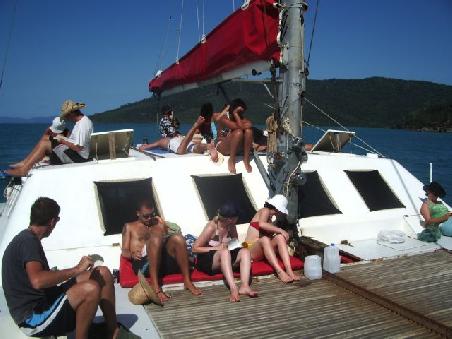 segeltrip zu den whitsundays!die crew!