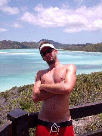 der chef im paradieswhitehaven beach lookout!!!