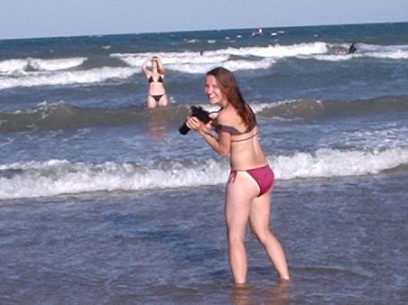 Grit macht gerad ne Fotosession mit Bianca!
Bargara Beach!