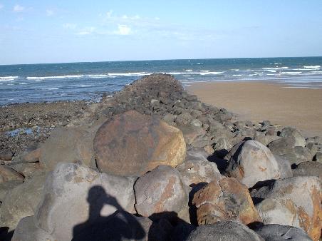 Bargara Beach 15.12.04 17.00 Uhr, der Schatten hat Geburtstag!