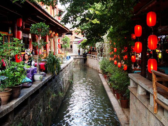 Das Kanalsystem in Lijiang