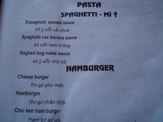 Vorallem die Cac Bonara klingt lecker (was ist da wohl drin???)