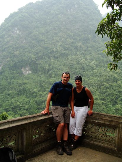 Kleiner Fotostopp auf dem Weg hinauf auf den Berg.