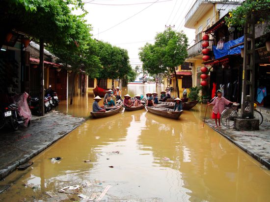 Die Strassen am naechsten Tag!