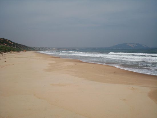 An diesem Strand blieben wir haengen und genossen die Sonne!