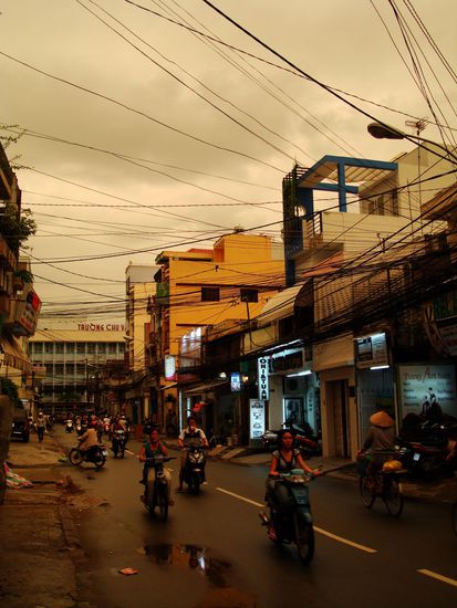 Strasse in der Backpacker Hoelle