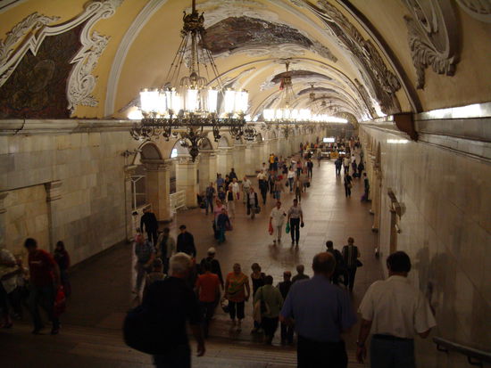 Metrostation beim Jaroslawski Bahnhof