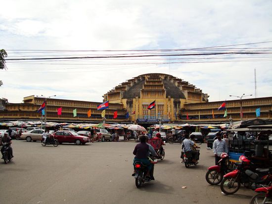 Die Markthalle hier ist einfach riesig!