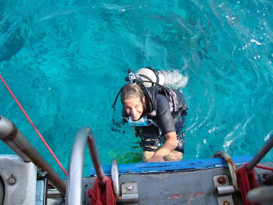 S Daneli nach dem Tauchgang