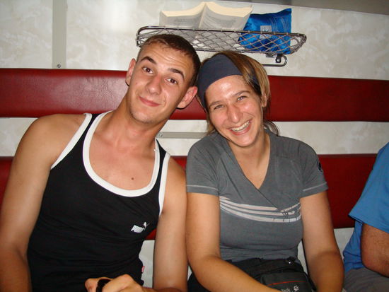 Dane und Aleksej (nach Wodka und Bivo, oder Bivo und Wodka???)