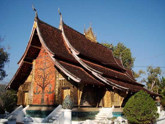 Vat Xieng Thong von der anderen Seite