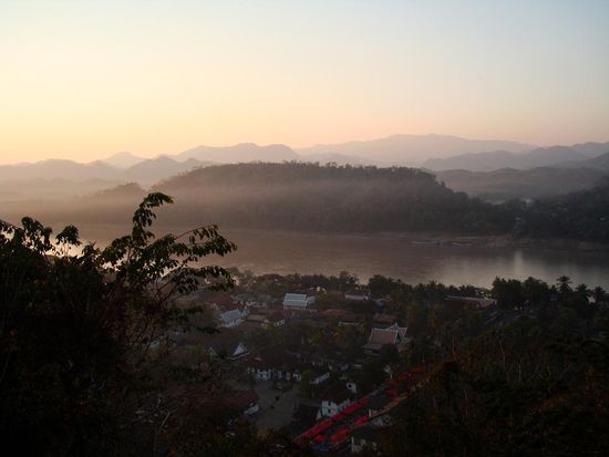 Luang Prabang von oben.