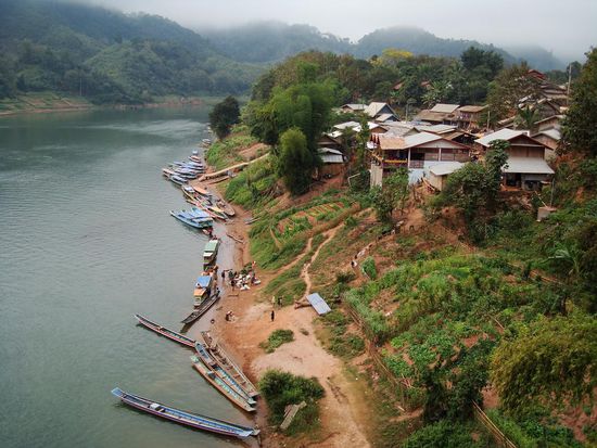 Nong Khiaw, ein Doerfchen in der Pampa...