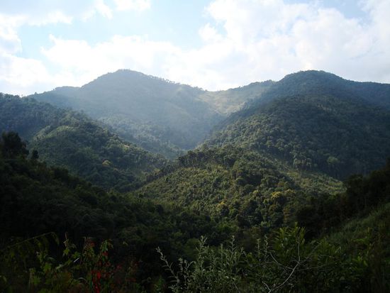 Ausblick waehrend des Treks