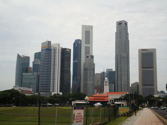 Skyline von Singapur