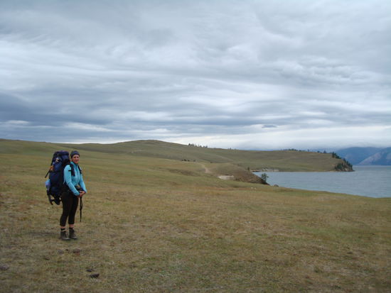 angenehmes Wetter zum Trekken, trotz ueber 20kg am Ruecken