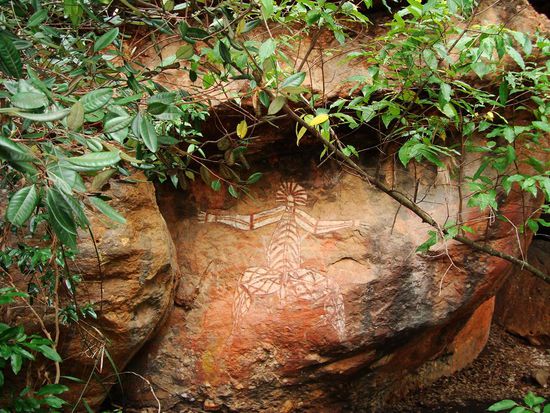 eine der vielen Wandmalereien