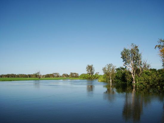 die ganzen Gebiete sind ueberflutet