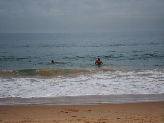 Badeplausch im kuehlen Meer!