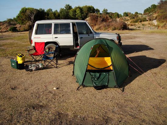 yeah, endlich wieder im Zelt