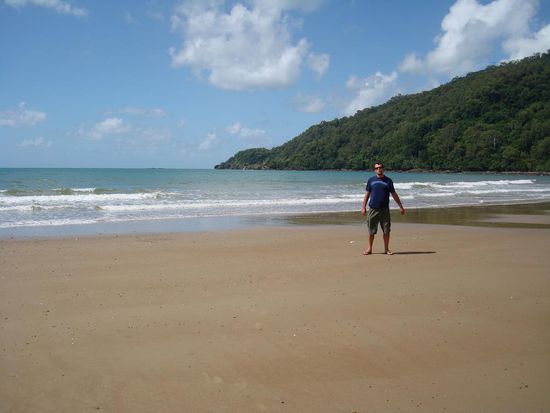 Marco an der Cow Beach!