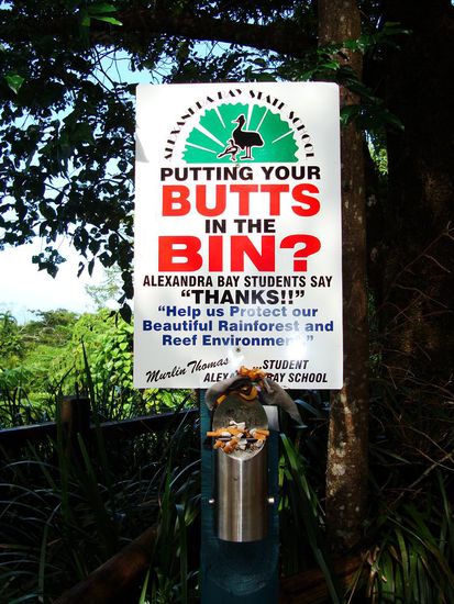 Gute Idee, aber man sollte den auch mal wieder leeren !