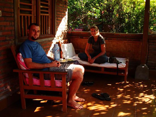 Relaxen auf der Terrasse