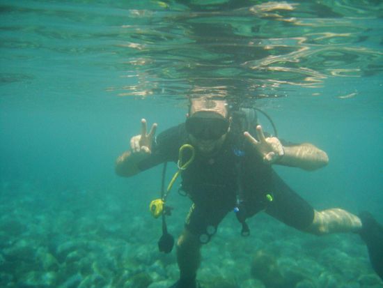 yeah man! Einfach Kopf unter Wasser und los kann es gehen.