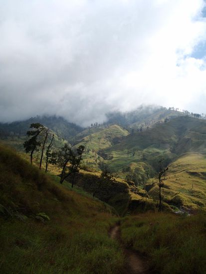 Die Landschaft entschaedigt fuer den harten Aufstieg.