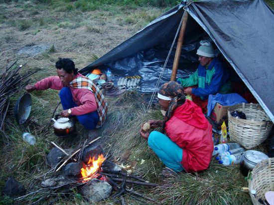 ...bevor es einen heissen Tee gab...