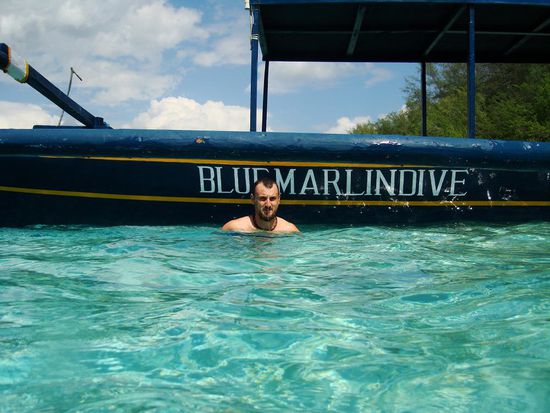 Zwischen dem Tauchen kurz mal abkuehlen!