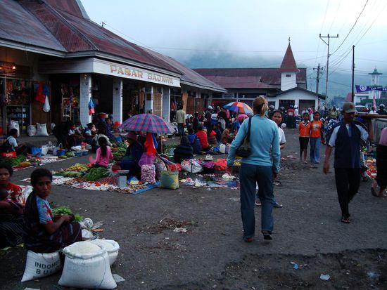 Ja, auch in Bajawa gibt es einen Markt