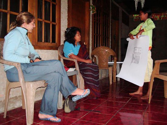 Wir lernten wieder einmal die ganze Familie kenne, echt genial die Leute hier!