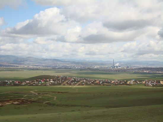 Ulan Bator aus der Ferne