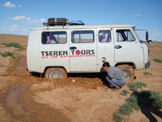 Davaa hatte immer was zu Tun...