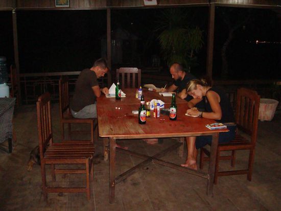 Logbuch musste natuerlich auch noch geschrieben werden.