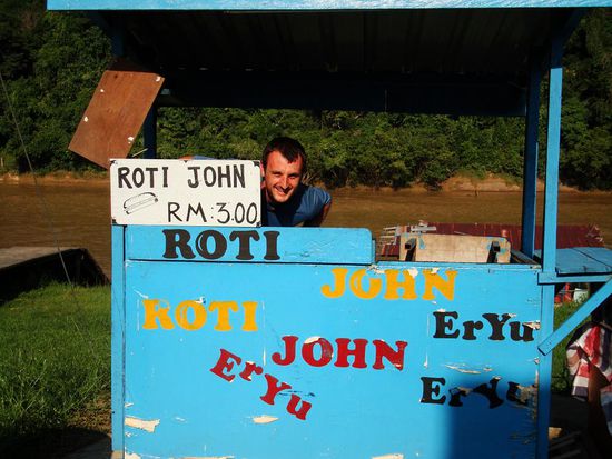 mmmmhhh, lecker Roti John, nur leider war auch der geschlossen 