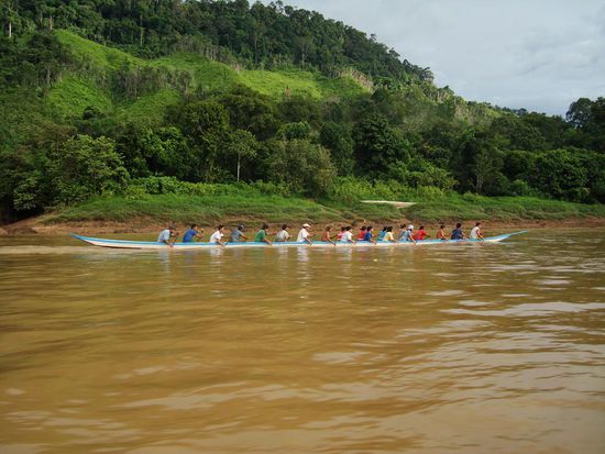 Die waren richtig schnell, aber uns war das Motorboot trotzdem lieber 
